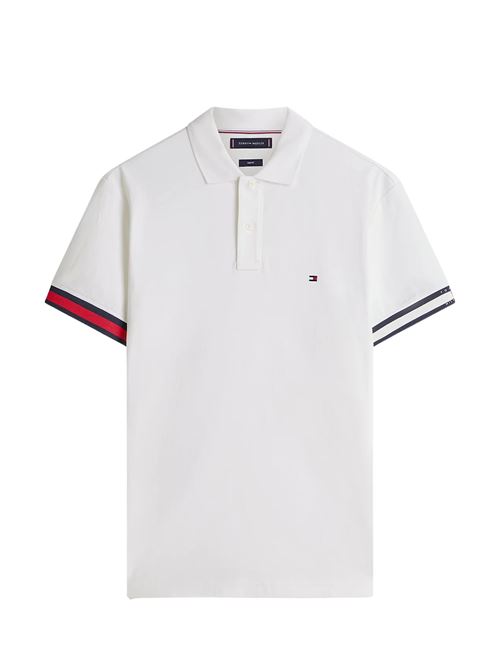 Polo slim fit in cotone fluido Tommy Hilfiger | MW0MW42743YBR
